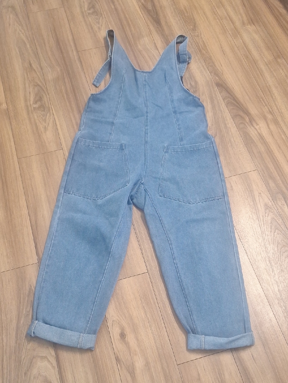 Blue Tides Baggy Overalls